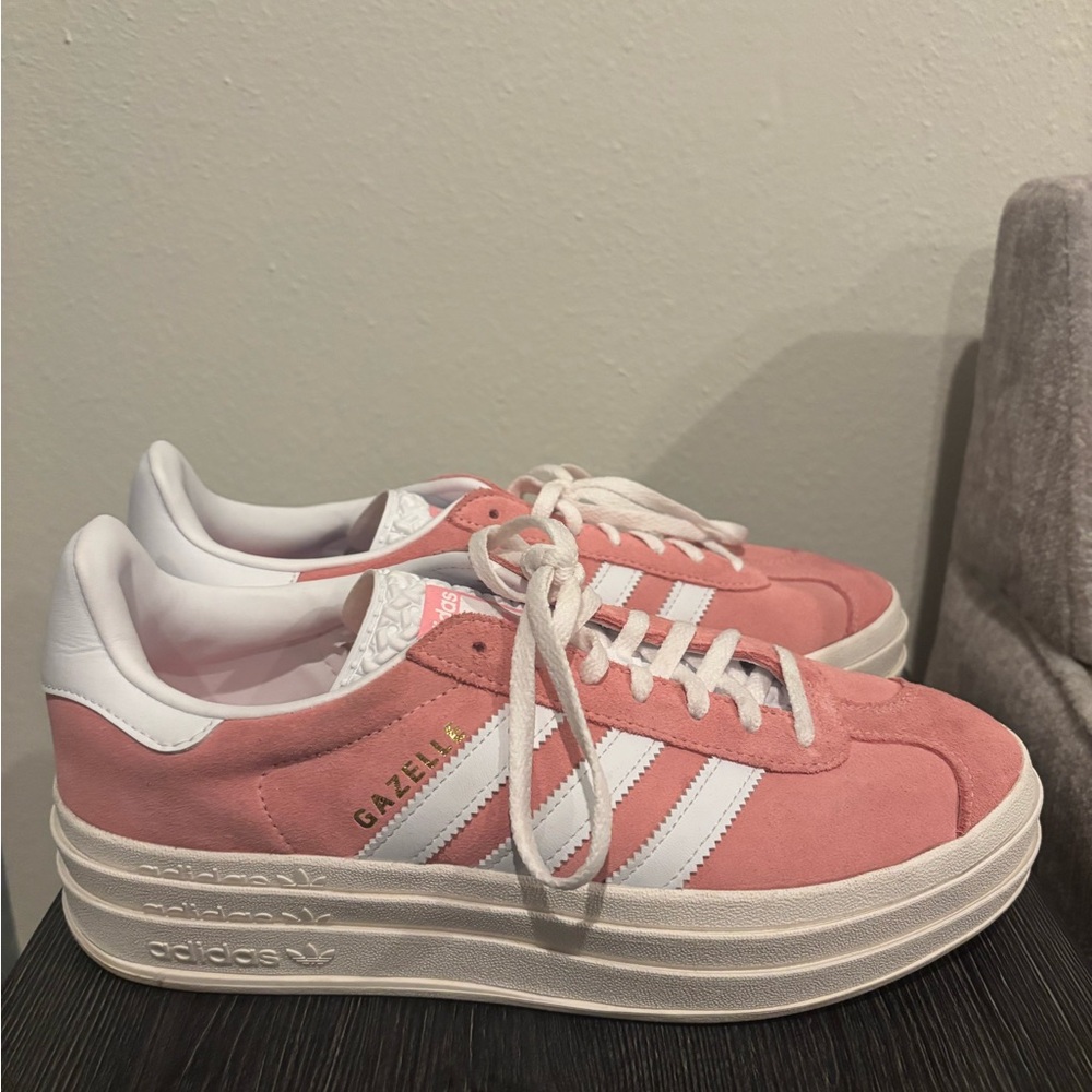 Adidas Women's Pink Gazelle Bold - Picture 4 of 5